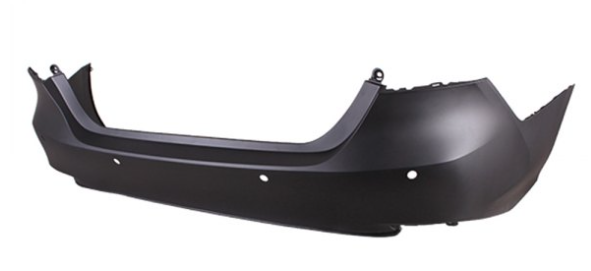 TOYOTA CAMRY 2018-2024 — REAR BUMPER PRIMED; W/ SENSOR; W/O BLIND SPOT; CAMRY/HYB 2021-2024 CAPA