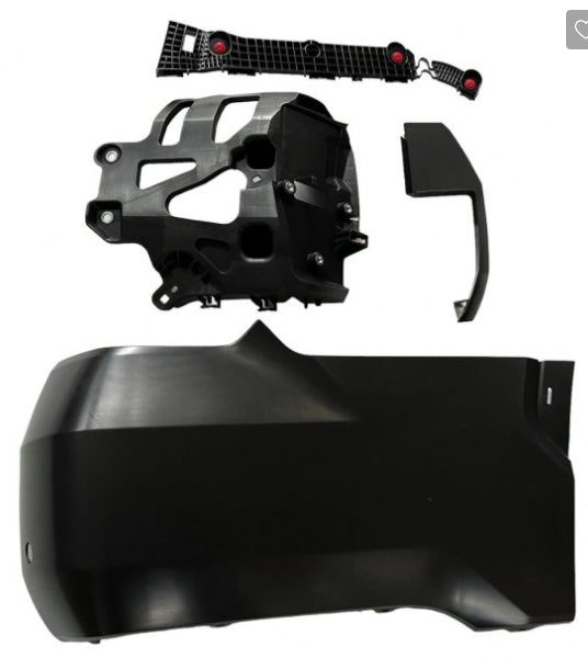 TOYOTA TUNDRA 2022-2025 — REAR BUMPER END ASS'Y RH; PRIMED; W/ SENSOR & WHEEL OPENING; 2022-2025