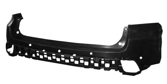 TOYOTA HIGHLANDER 2014-2019 — REAR BUMPER UPPER PRIMED; W/ SENSOR; FOR HIGHLANDER/HYB 2014-2016