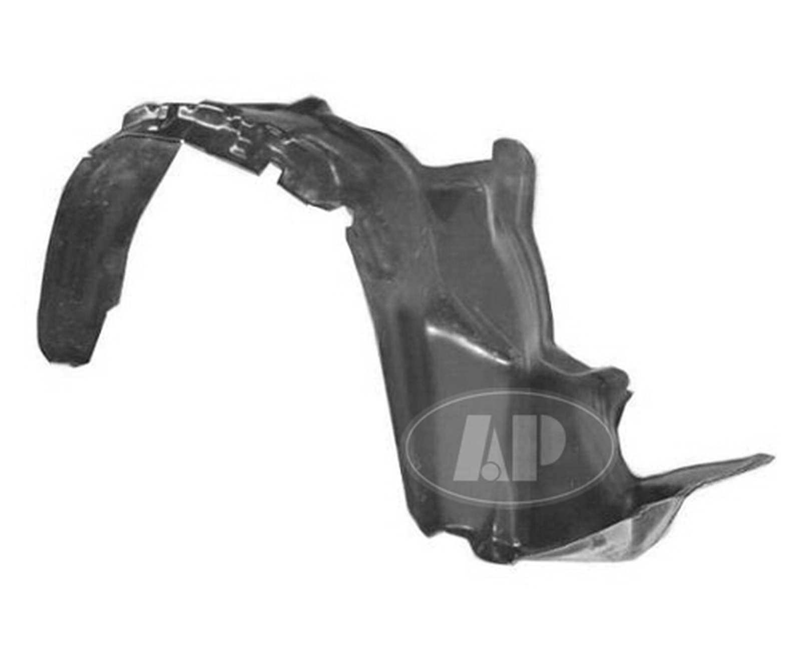 TO1249125 toyota tundra 2006 front right fender liner for plastic bumper to1249125 1