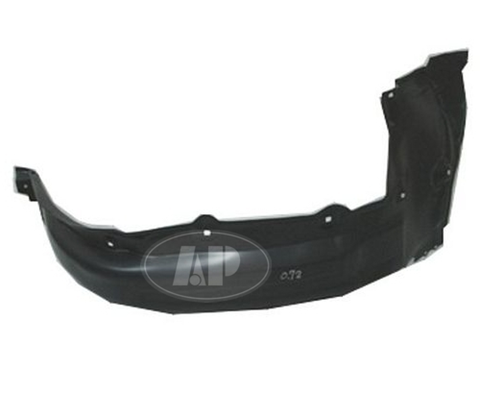 TO1249145 toyota sequoia 2008 2022 front right fender liner rearward to1249145 1