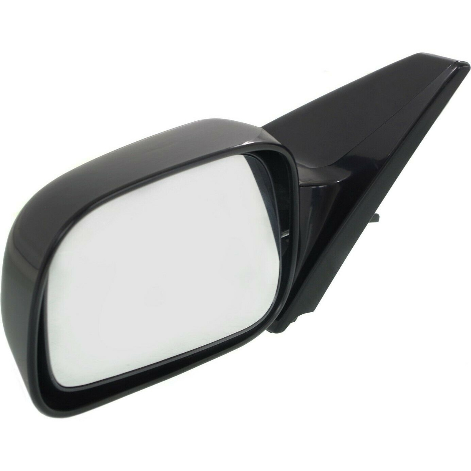 TO1320206 toyota matrix 2003 2008 left side mirror manual non foldaway gloss black ptm to1 3