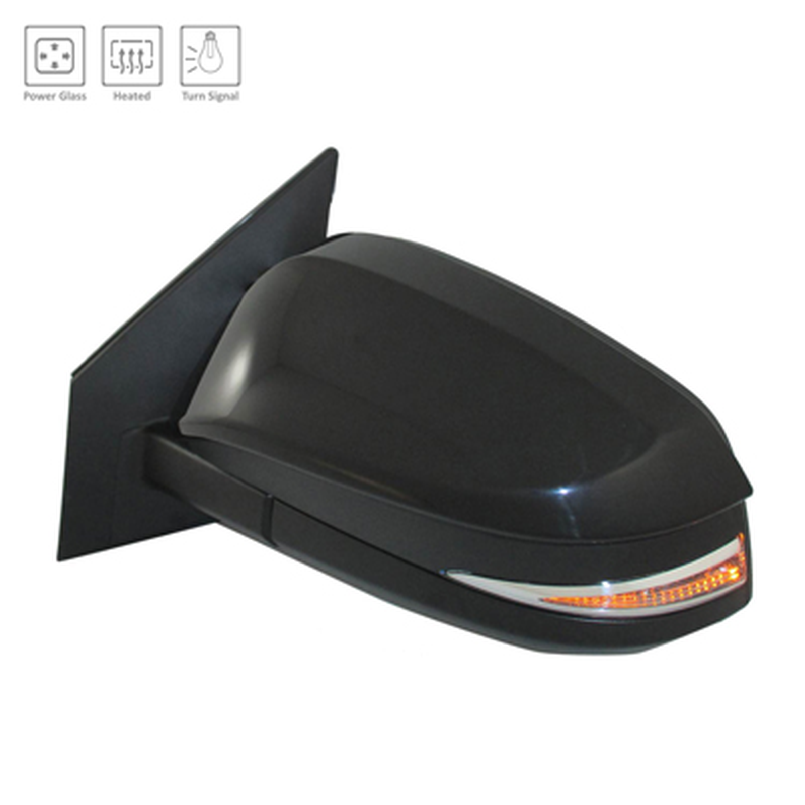TO1320346 toyota rav4 2016 2018 left side mirror power htd north american built with signa 1