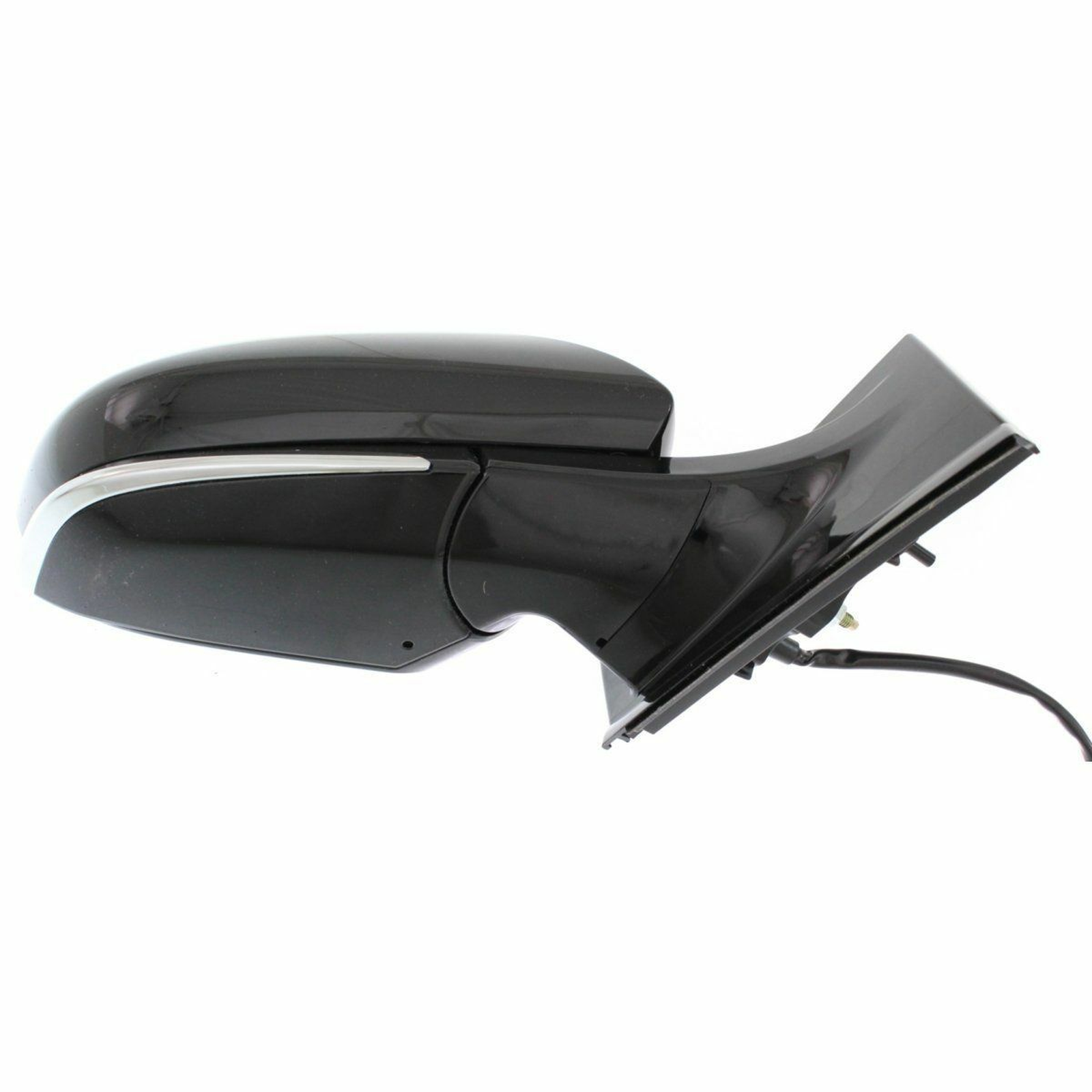 TO1320355 toyota prius 2016 2022 left side mirror power heated gloss black cover without b 2