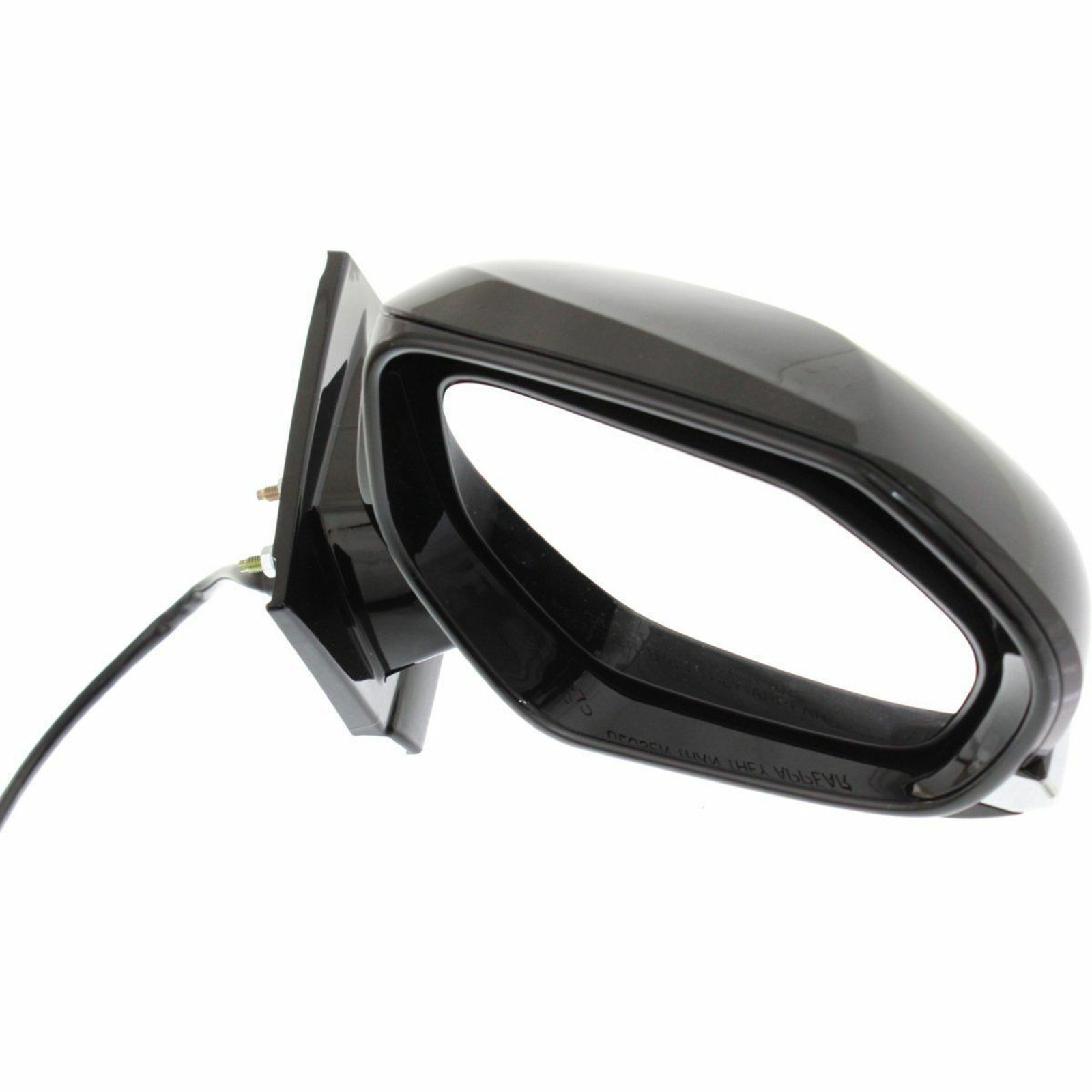 TO1320355 toyota prius 2016 2022 left side mirror power heated gloss black cover without b 3