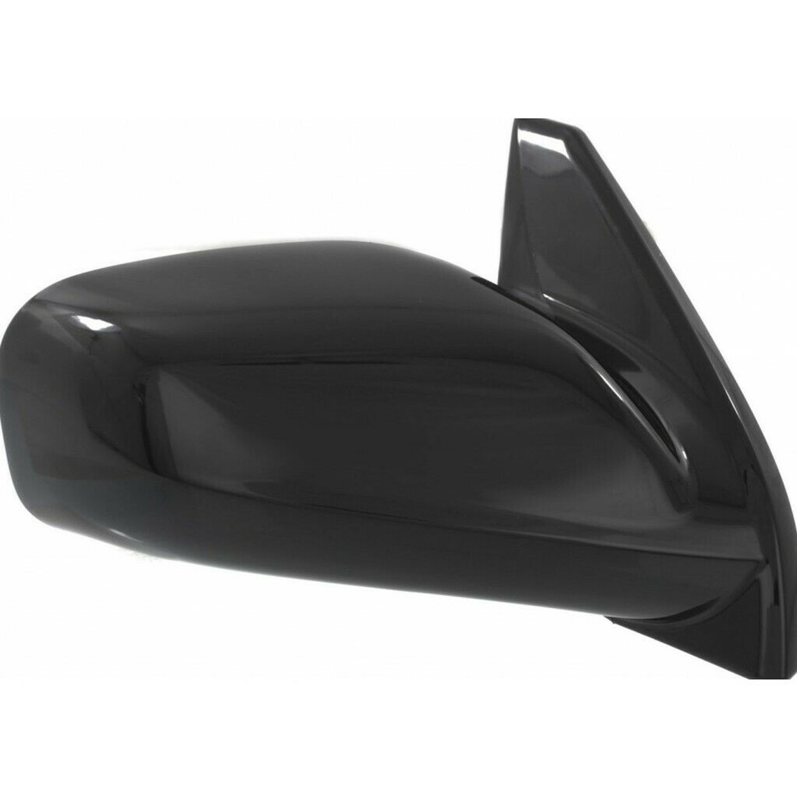 TO1321206 toyota matrix 2003 2008 right side mirror manual non foldaway gloss black ptm to 2