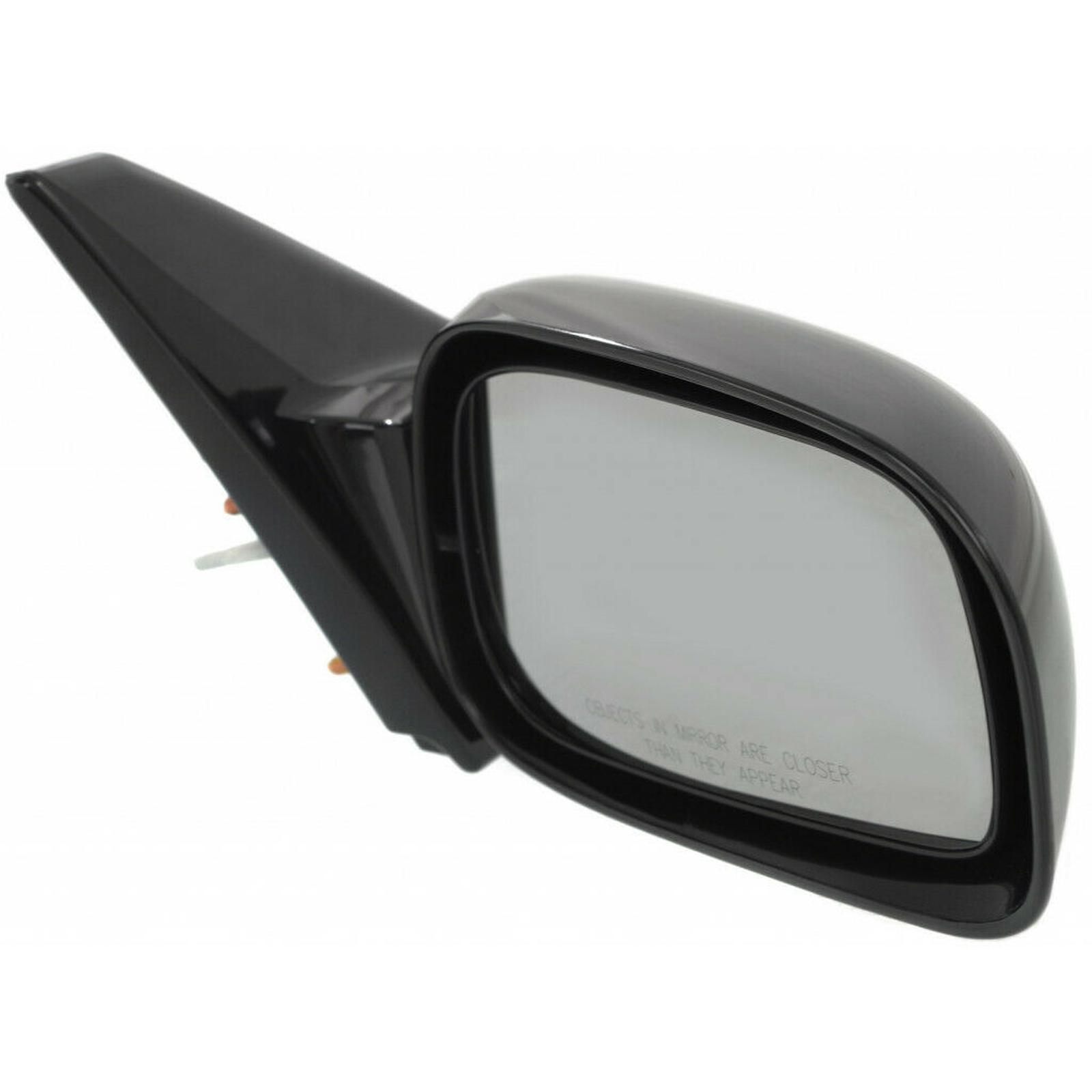 TO1321206 toyota matrix 2003 2008 right side mirror manual non foldaway gloss black ptm to 5