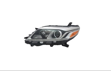 TOYOTA SIENNA 2011-2020 — HALOGEN HEADLIGHT LH; W/ LED DRL; FITS XLE/LIMITED MODEL; SIENNA 2015-2020