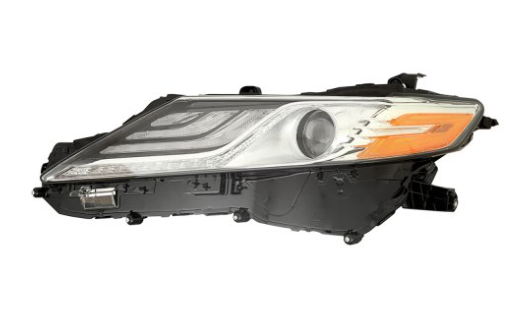 TOYOTA CAMRY 2018-2024 — LED HEADLIGHT LH; CHROME BEZEL; W/LED DRL; W/O ADAPTIVE; XLE/HYB 2019-2024; XSE 2020 CAPA