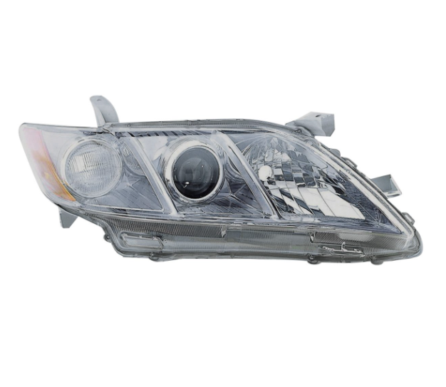 TOYOTA CAMRY 2007-2011 — PASSENGER SIDE HEAD LAMP; JAPAN BUILT; HYBRID 2007-2009