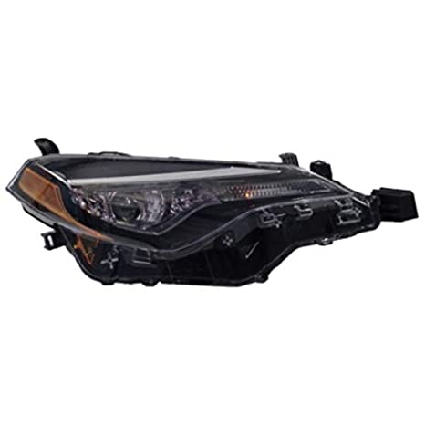 TOYOTA COROLLA 2014-2019 — HEAD LAMP RH; BI-LED ; W/ LED DRL; FOR CE/L/LE/LE-ECO SEDAN 2017-2019