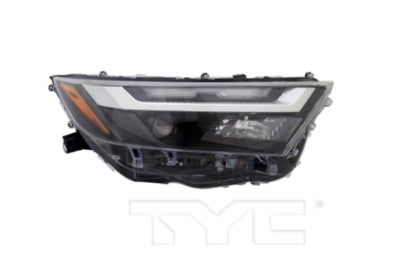 TOYOTA RAV4 2019-2025 — LED HEADLIGHT RH; W/O LED SIGNAL; EXC HYB; 2022-2025 ( ALSO FITS 81130-42D80/TO2503336 JAPAN BUILT)