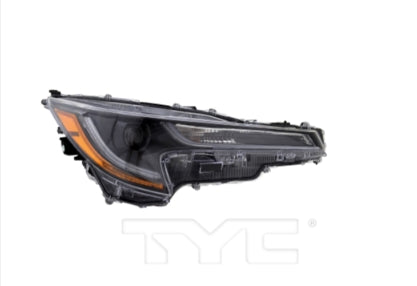 TOYOTA COROLLA 2020-2025 — LED HEADLAMP RH; N-AMERICA BUILT; L/LE MODELS; 2023-2025