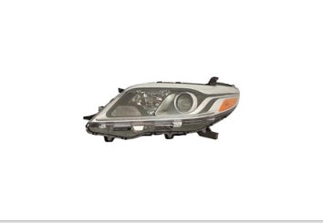 TOYOTA SIENNA 2011-2020 — HID HEADLIGHT LH; CHROME BEZEL; SIENNA 2015-2020