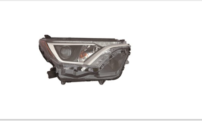 TOYOTA RAV4 2013-2018 — HALOGEN HEAD LAMP RH; JAPAN BUILT; RAV4 2016-2018