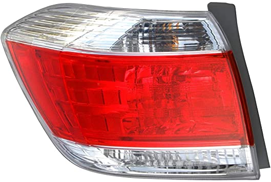 TOYOTA HIGHLANDER 2011-2013 — TAIL LAMP LH; HIGHLANDER 2011-2013 ( EXCEPT HYBRID ) CAPA