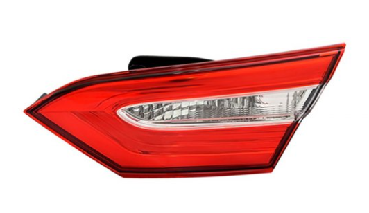 TOYOTA CAMRY 2018-2024 — INNER TAIL LIGHT RH; FOR US BUILT L/LE MODELS; W/O SMOKED/LED; CAMRY/HYB 2018-2020