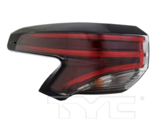 TOYOTA SIENNA 2021-2025 — LED OUTER TAIL LIGHT LH; LE/XLE/WOODLAND EDITION; 2021-2022 CAPA