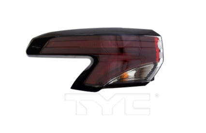 TOYOTA SIENNA 2021-2025 — OUTER LED TAIL LIGHT LH; LE/XLE/WOODLAND; 2023-2025 CAPA