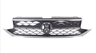 VOLKSWAGEN TAOS 2022-2025 — GRILLE; TEXTURED BLACK; W/ COLLISION WARNING; COMFORTLINE; 2022-2024