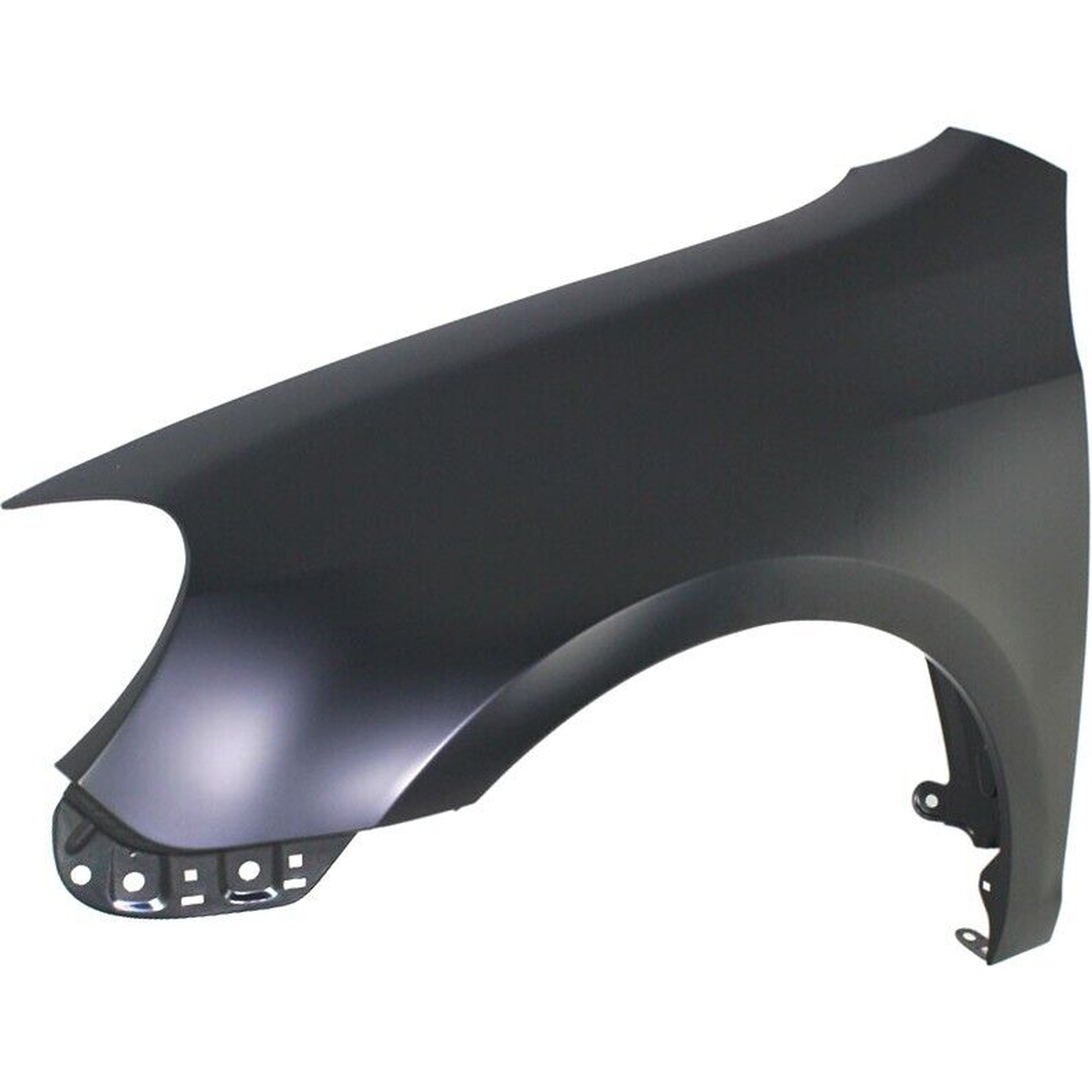 VW1240139 volkswagen golf 2010 2014 front left fender without side lamp hole steel hb vw12 3