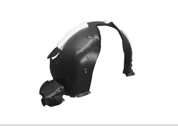 VOLKSWAGEN TIGUAN 2009-2017 — FRONT FENDER LINER RH; INJECTION/INSULATION; TYPE 2; 2012-2018/LIMITED 2017-2018