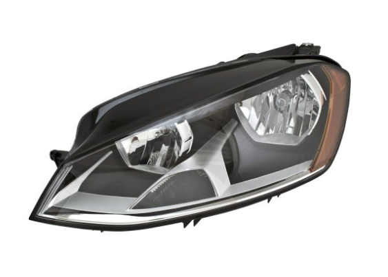 VOLKSWAGEN GOLF 2015-2020 — HALOGEN HEADLIGHT LH; GOLF HBACK/SPORTWAGEN/GTI ALL FROM 6/2014 -2017