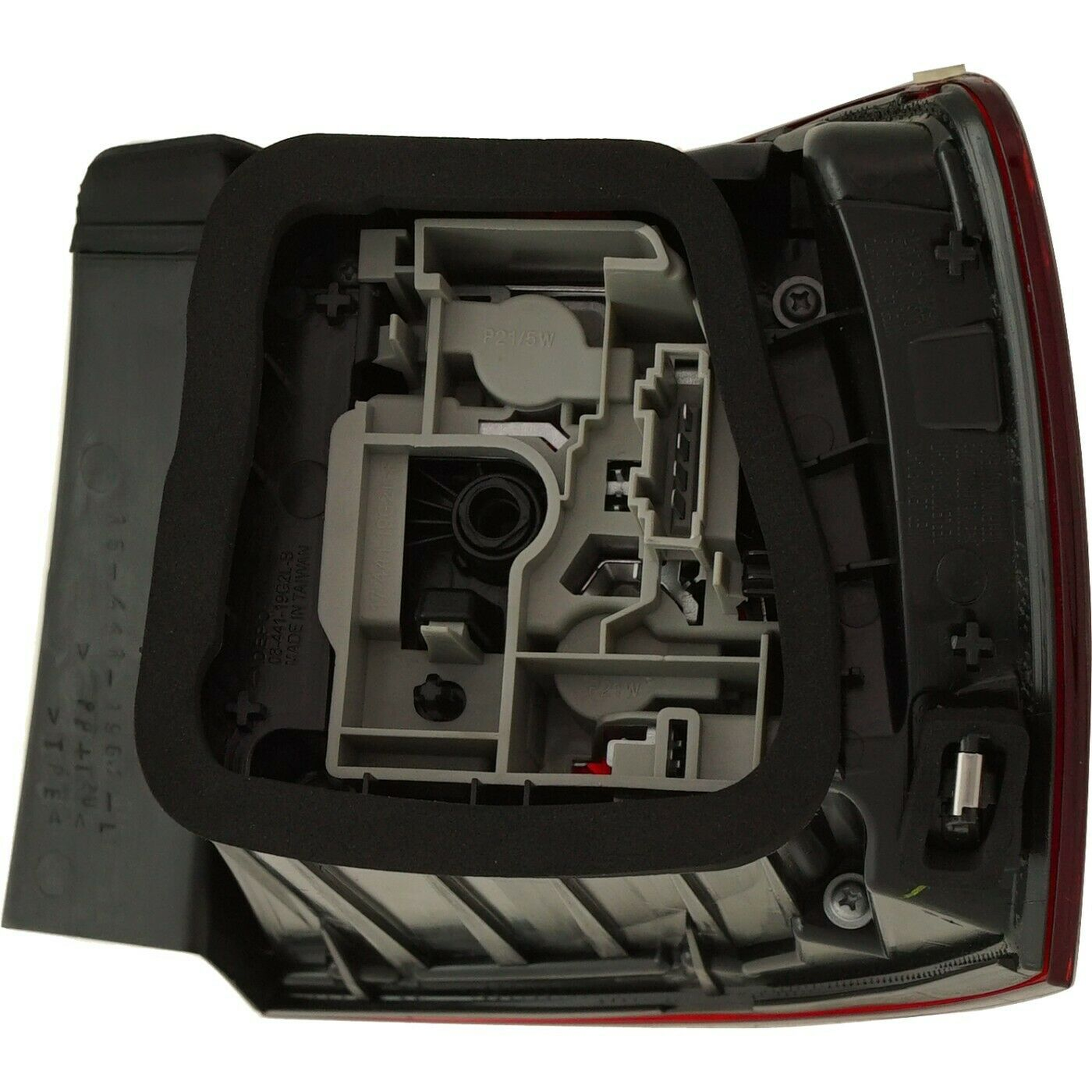 VW2804124 volkswagen jetta 2011 2018 left taillight sdn without led with rear fog lamp hq 5