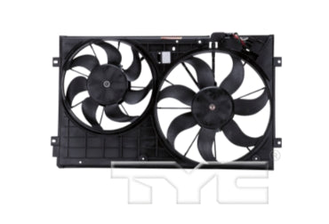 VOLKSWAGEN JETTA 2005-2010 — DUAL FAN ASSLY; 2.5L; JETTA 05-14; PASSAT/BETTLE 12-14; GOLF 10-14; RABBIT 06-09