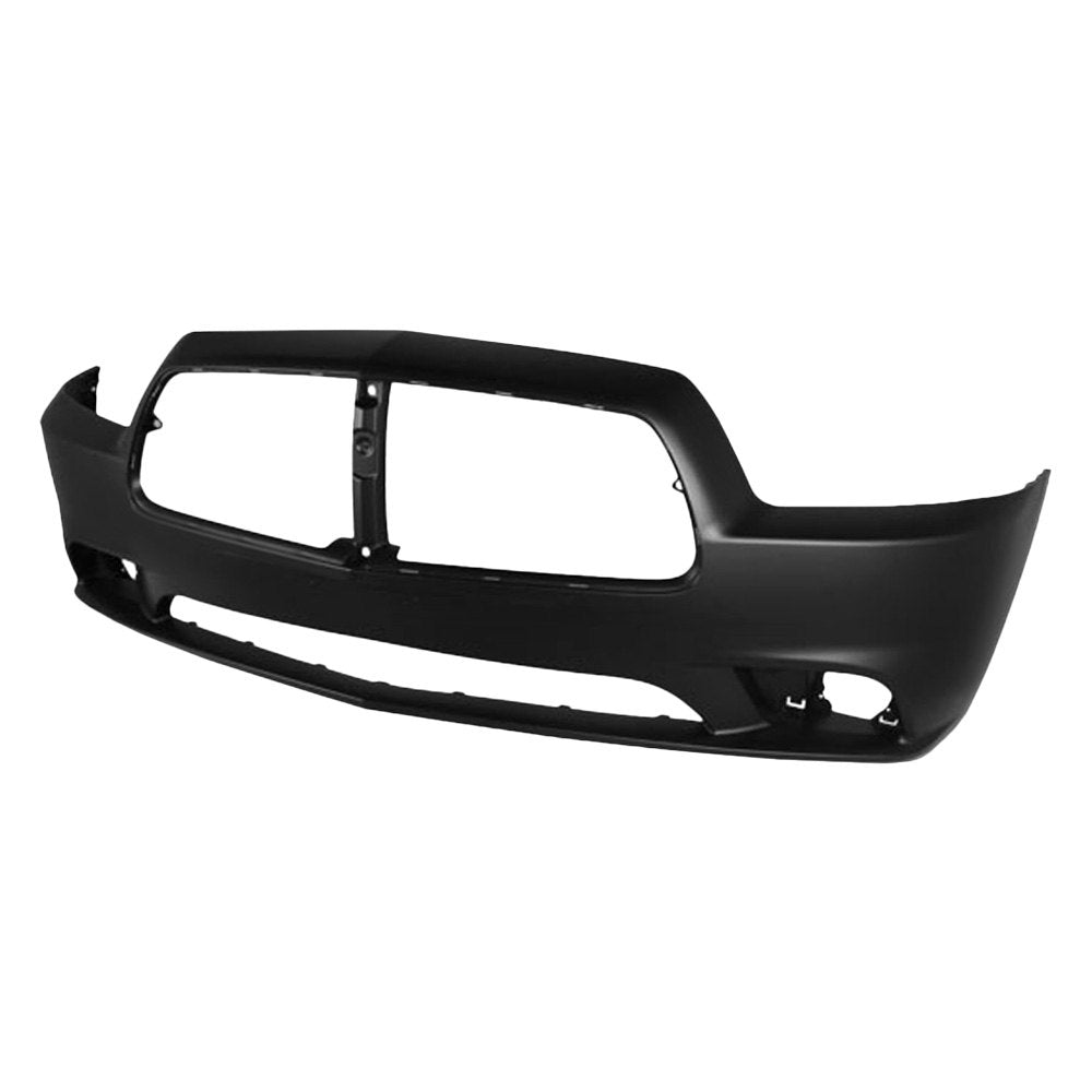 DODGE CHARGER 2011-2014 — FRONT BUMPER PRIMED; W/O ADAPTIVE CRUISE CONTROL ; CHARGER 2011-2014 ( EXCEPT SRT-8 ) CAPA