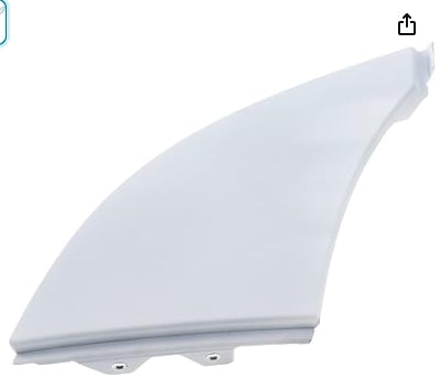 RAM PROMASTER 2014-2022 — HEAD LAMP UPPER TRIM RH; WHITE PRIMED; 2014-2021
