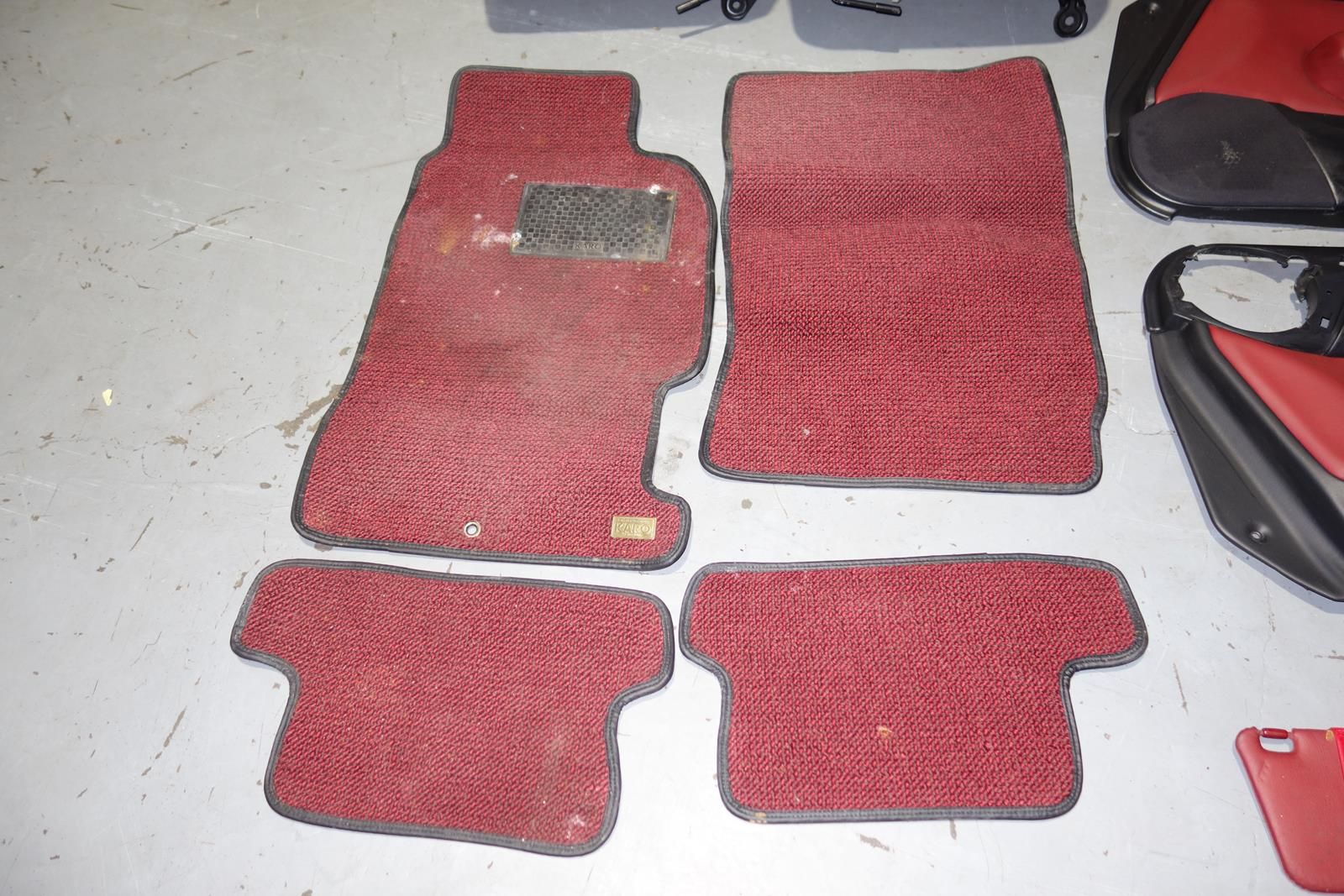 JDM Honda Prelude 1997-2001 BB6 BB8 SiR Red Front & Back Seats Carpet Door Panels Roof Liner Visors Mats Center Console