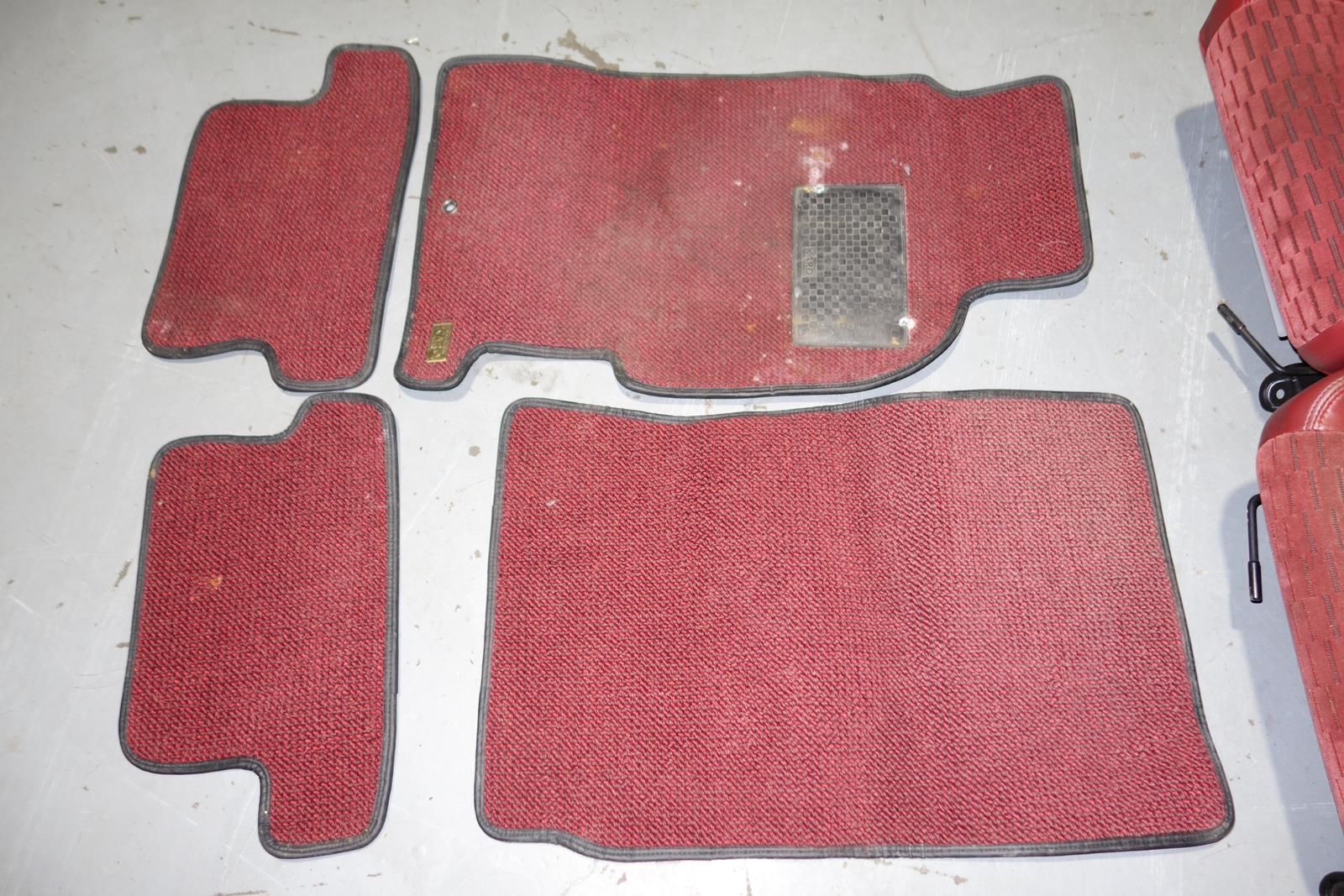 JDM Honda Prelude 1997-2001 BB6 BB8 SiR Red Front & Back Seats Carpet Door Panels Roof Liner Visors Mats Center Console