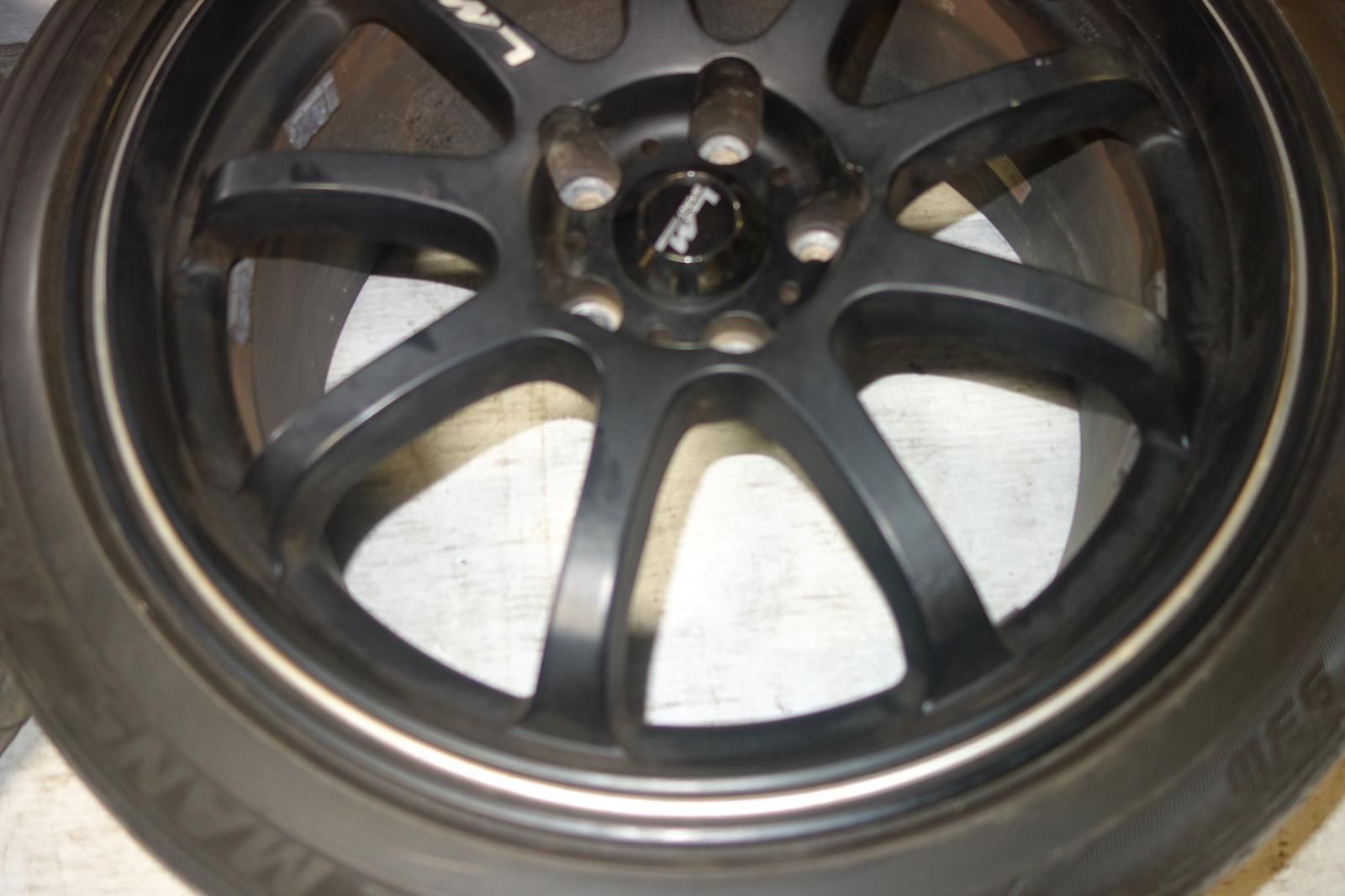 JDM LM Sport Wheels Rims Tires 5x120 18x8.5 +45 Offset