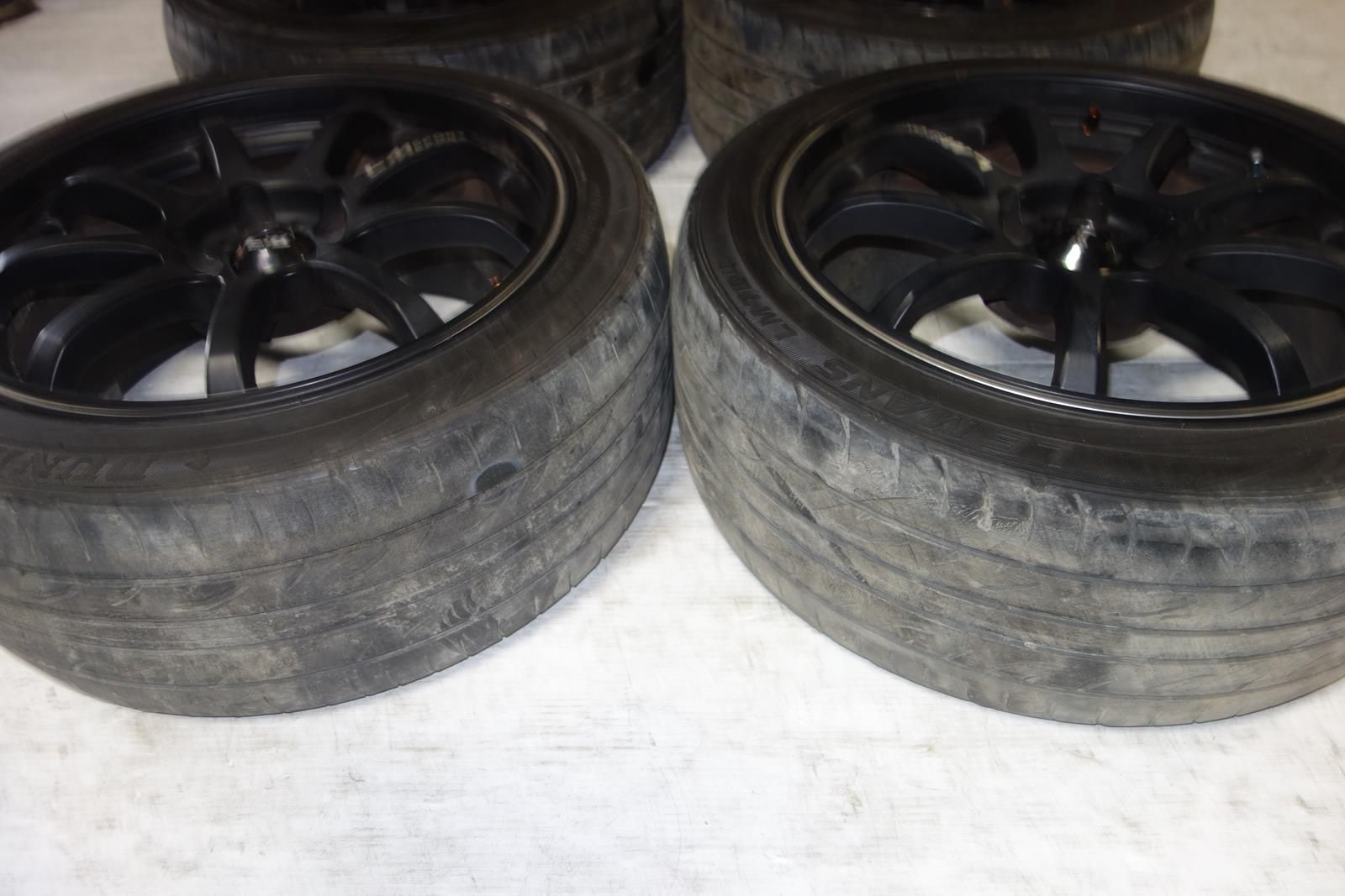 JDM LM Sport Wheels Rims Tires 5x120 18x8.5 +45 Offset