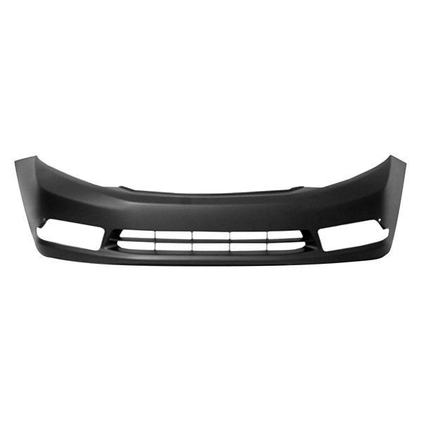 HONDA CIVIC 2012-2015 — FRONT BUMPER PRIMED; W/ FOG LIGHT; FITS EX/EX-L/SI MODELS; CIVIC SEDAN 2012 (EXCEPT HYBRID) CAPA