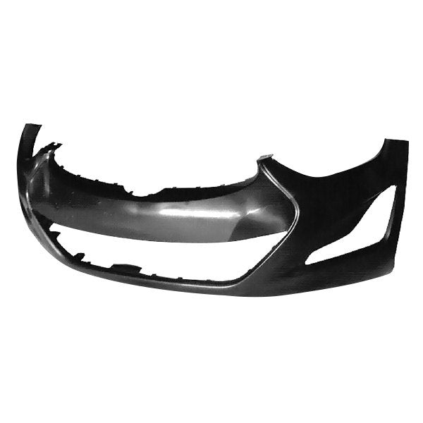 HYUNDAI ELANTRA 2014-2016 — FRONT BUMPER PRIMED; KOREA BUILT; W/ TOW; SEDAN 2014-2016