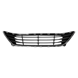 HYUNDAI ELANTRA 2014-2016 — BUMPER GRILLE; USA BUILT; BLACK BARS &CHROME SURROUND MOLDING ; ELANTRA SEDAN 2014-2016