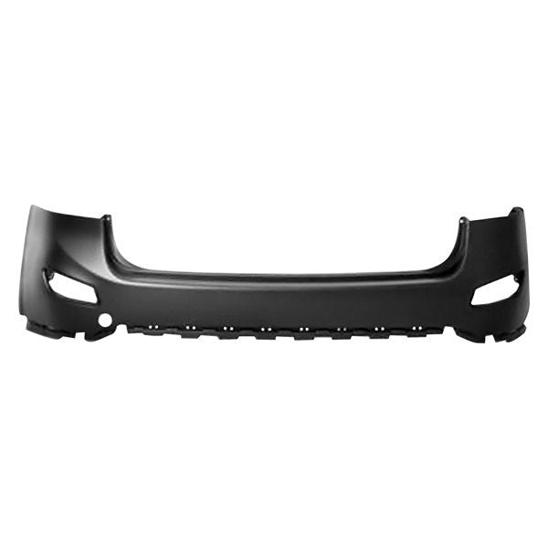 HYUNDAI SANTA FE 2010-2012 — REAR BUMPER PRIMED; W/O PARKING SENSOR HOLES; SANTA FE 2010-2012 CAPA