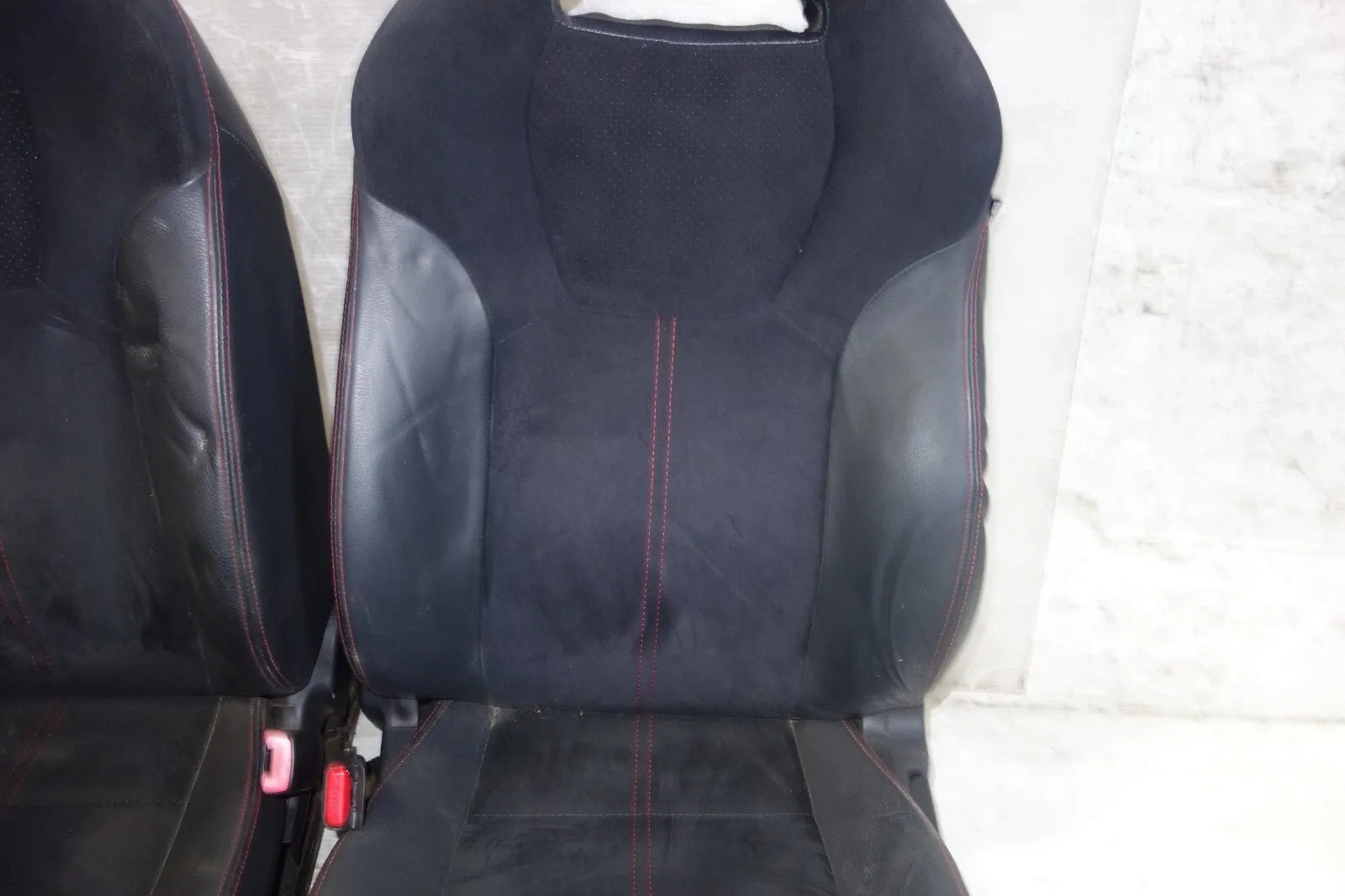JDM Subaru Impreza WRX STi Front Seats Leather 2008-2014 GRB GRF Left Right #Set 2