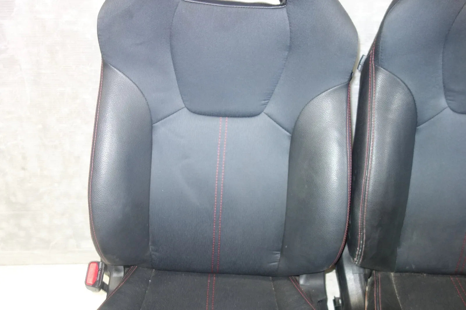JDM Subaru Impreza WRX STi Seats RED STITCHING 2008-2014 Front Pair Left Right