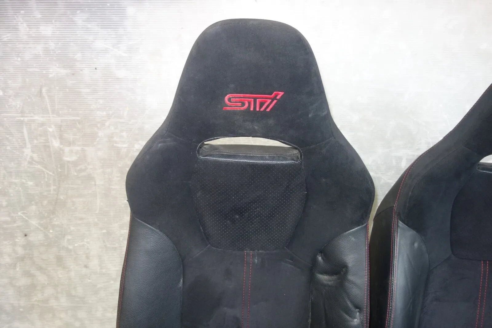 JDM Subaru Impreza WRX STi Front Seats Leather 2008-2014 GRB GRF Left Right #Set 2