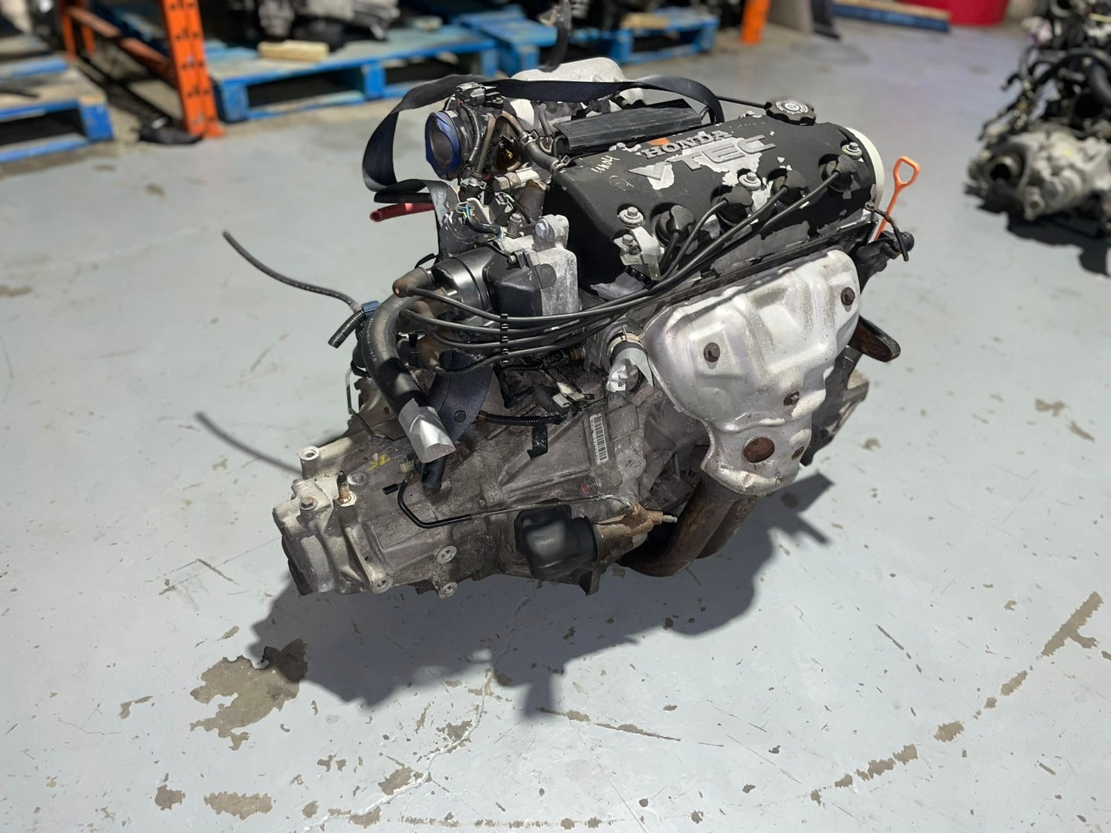 JDM Honda Civic Del Sol D16A ZC D16Y8 D16Y6 SOHC VTEC 1.6 L Engine Motor 5speed Transmission Manual OBD-2 1996-2000