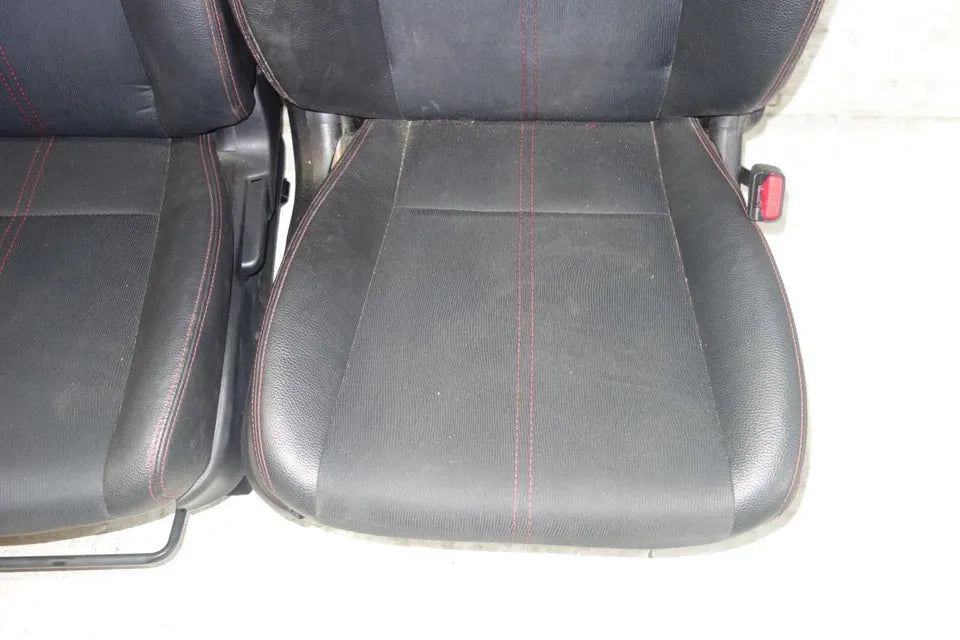 JDM Subaru Impreza WRX STi Seats RED STITCHING 2008-2014 Front Pair Left Right