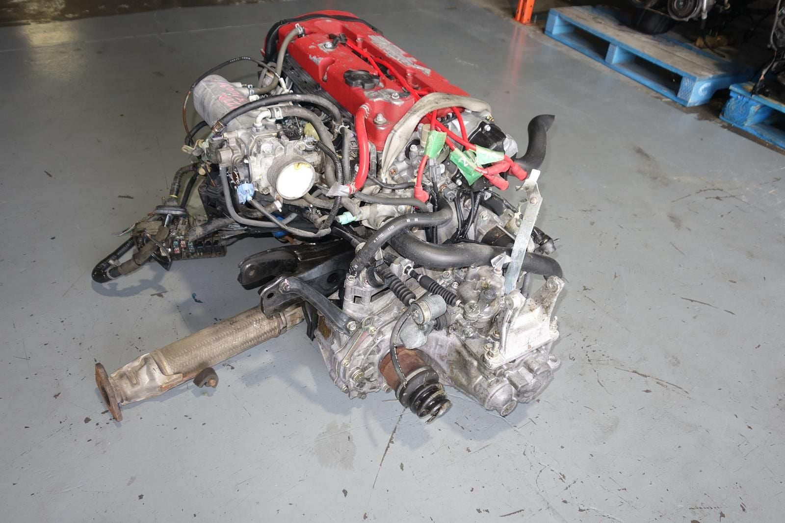 JDM H22A EURO R ACCORD HONDA PRELUDE 2.2L DOHC VTEC ENGINE 5 SPEED MANUAL LSD T2W4 TRANSMISSION