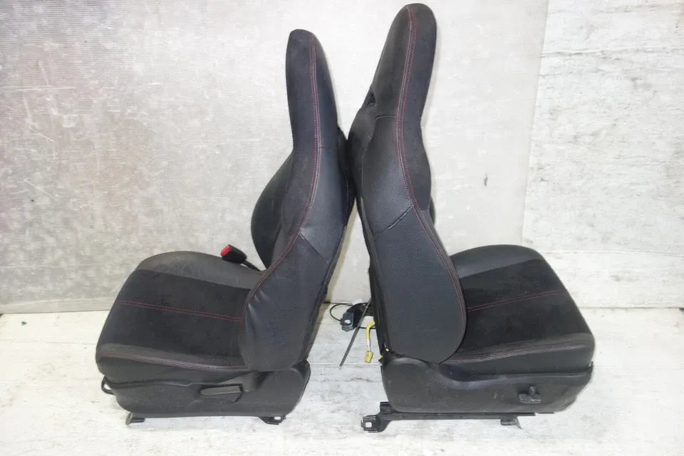 JDM Subaru Impreza WRX STi Front Seats Leather 2008-2014 GRB GRF Left Right #Set 2
