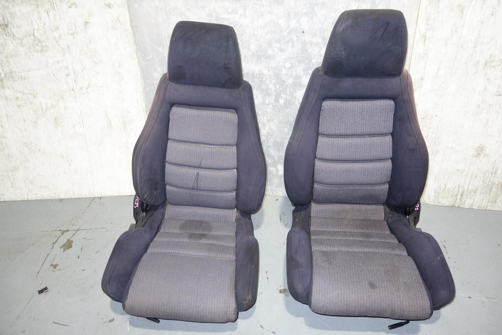 JDM 1989-1991 Mazda RX7 RX-7 FC3S OEM FRONT SEATS RAILS TURBO