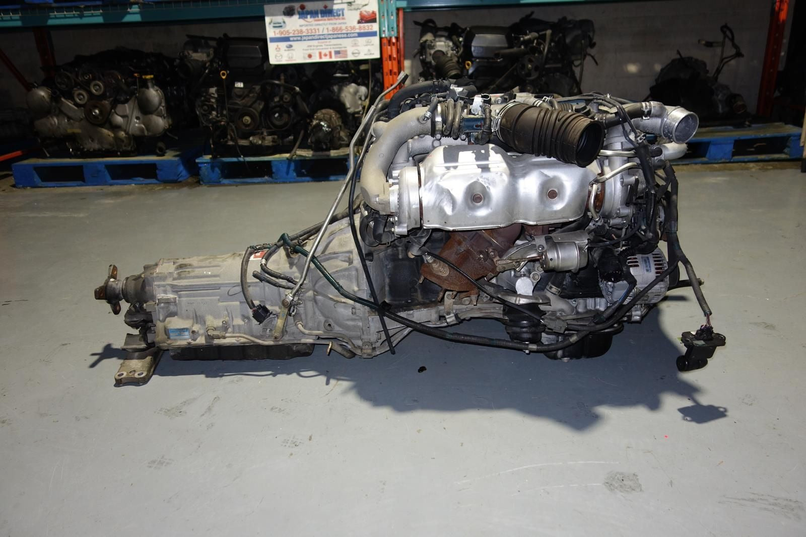 2JZ JDM Toyota Aristo Supra Lexus GS300 IS300 2JZGTE VVTi Twin Turbo Engine Auto Transmission ECU 2JZ-GTE Swap
