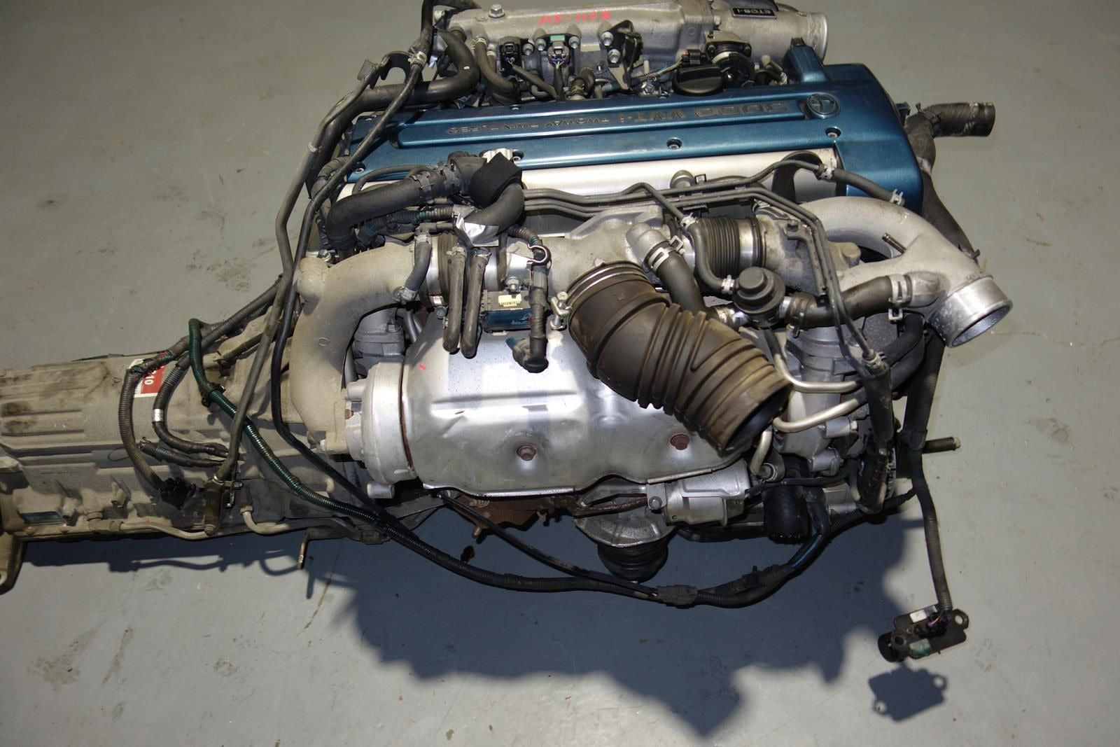2JZ JDM Toyota Aristo Supra Lexus GS300 IS300 2JZGTE VVTi Twin Turbo Engine Auto Transmission ECU 2JZ-GTE Swap