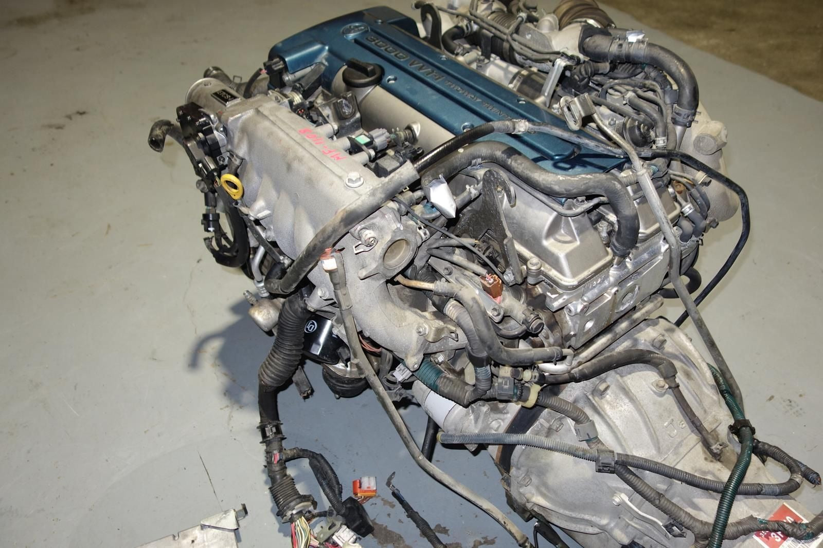 2JZ JDM Toyota Aristo Supra Lexus GS300 IS300 2JZGTE VVTi Twin Turbo Engine Auto Transmission ECU 2JZ-GTE Swap